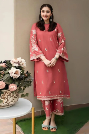 Cyra Embroidered 2 PC