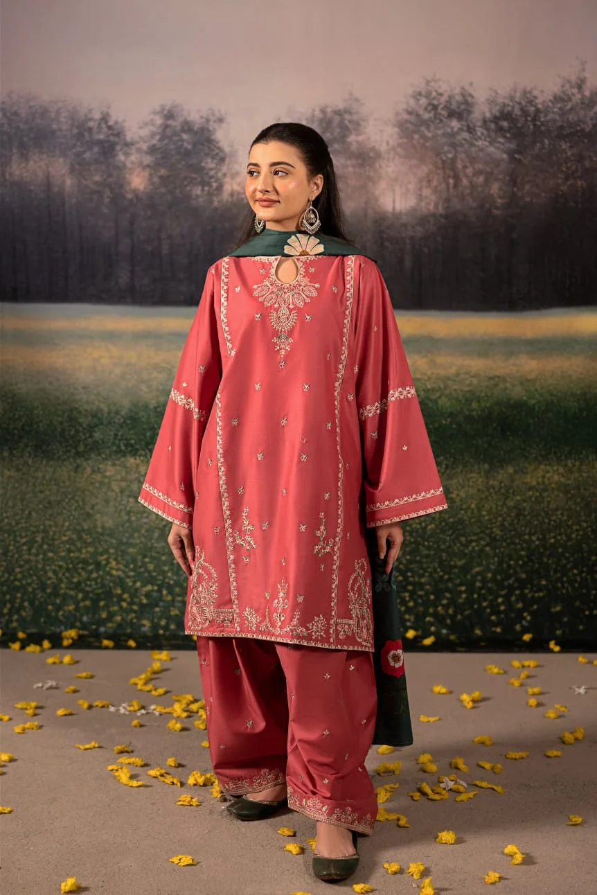 Melon Embroidered 2 PC - Image 3