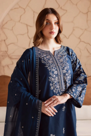 Sapphire Embroidered 3 PC
